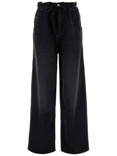 Denim Straight Pants PA0277FAB1H07I 02FK BLACK - ISABEL MARANT - BALAAN 2