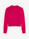 Baby Fox Cardigan Fuchsia Pink Women s - MAISON KITSUNE - BALAAN 4