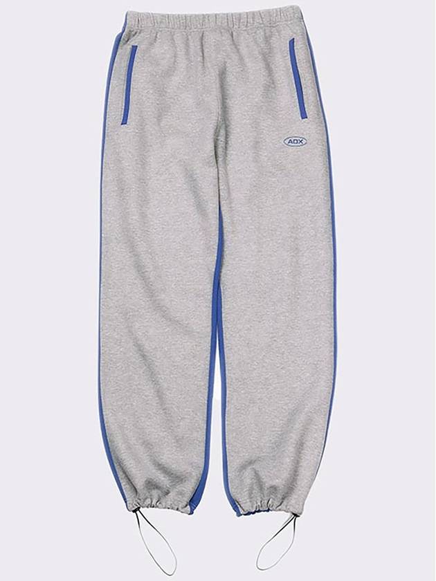 String detailed Sweatpants GrayBlue - AOX - BALAAN 9