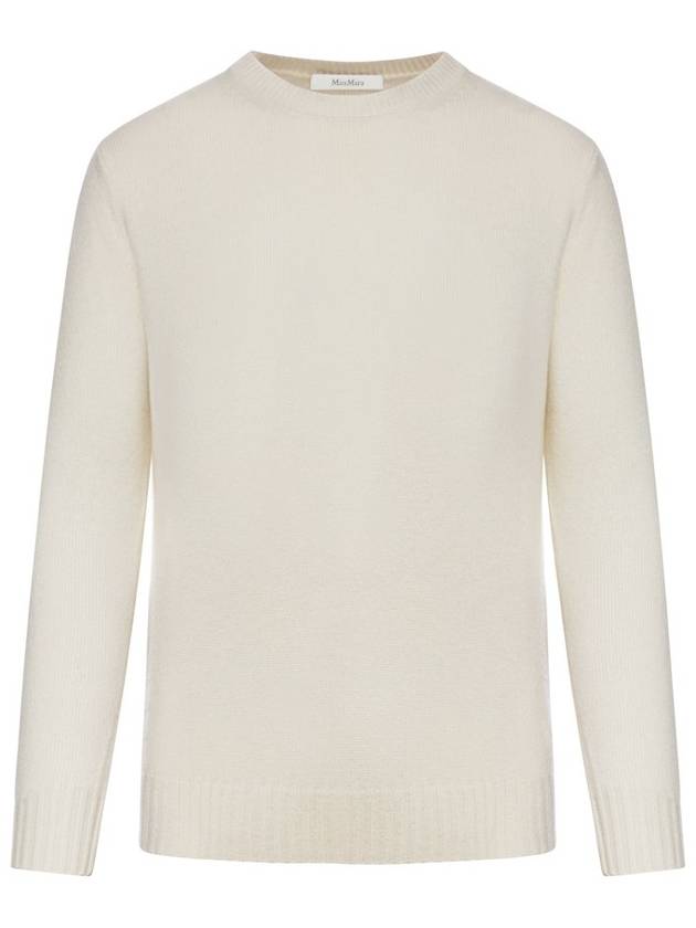 Viglio crew neck long sleeve knit top sand - MAX MARA - BALAAN 1