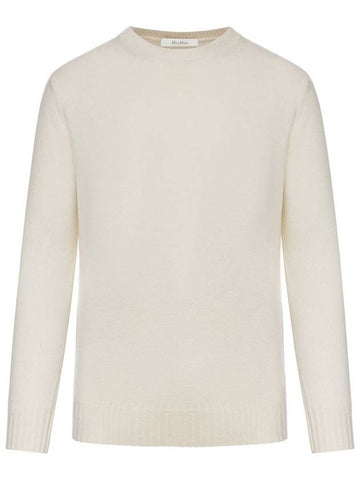 Viglio crew neck long sleeve knit top sand - MAX MARA - BALAAN 1