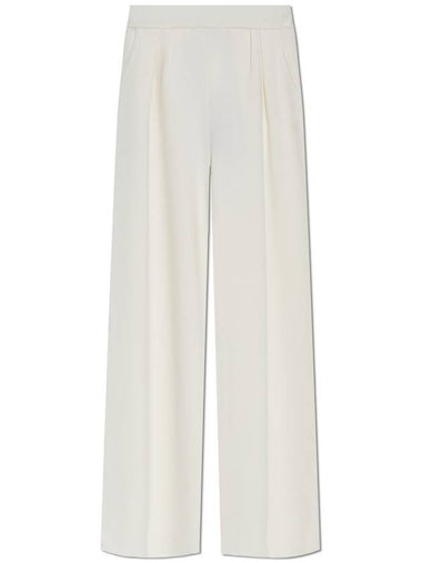 Max Mara Wool Trousers Medium, Women's, White - MAX MARA - BALAAN 1