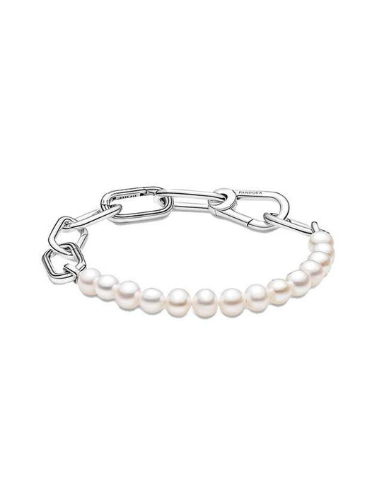 Mi Freshwater Cultured Pearl Bracelet Silver - PANDORA - BALAAN 1