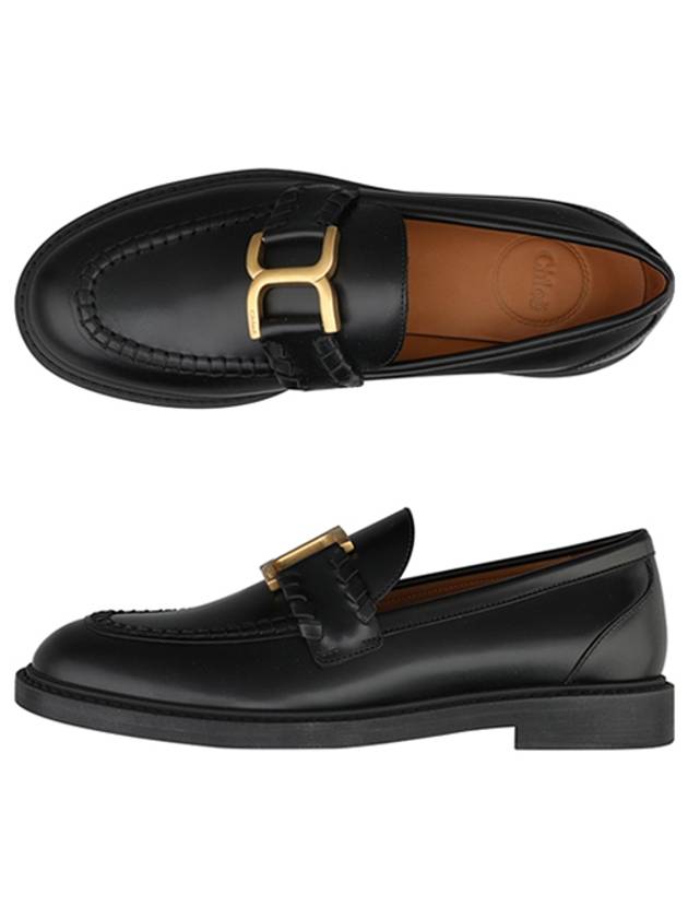 Marcie Calfskin Loafers Black - CHLOE - BALAAN 2