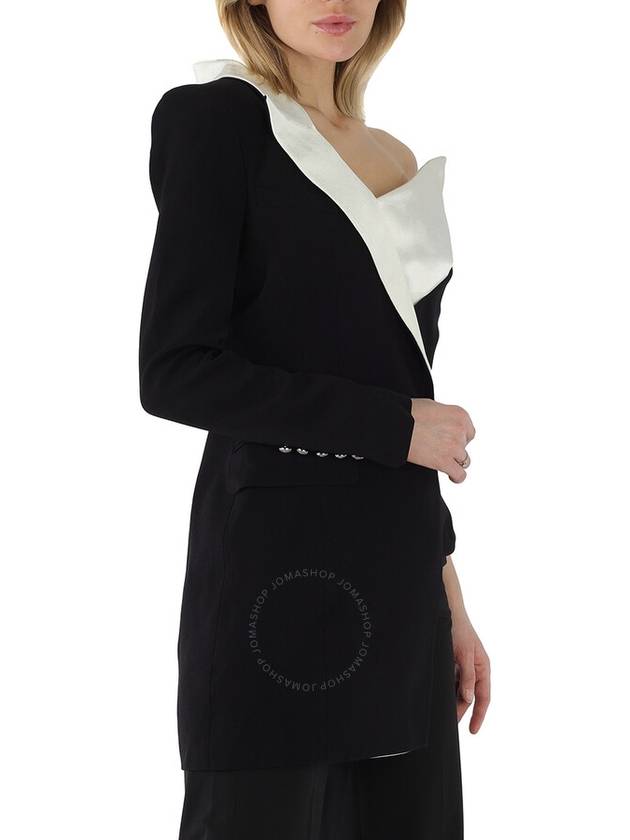 Balmain Ladies Asymmetric One-shoulder Blazer, Brand Size 36 (US Size 2) - BALMAIN - BALAAN 2