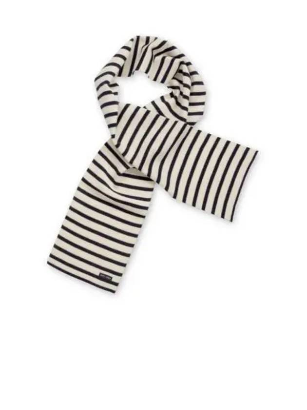 Rayee Scarf EcruMarine 1409 50 - SAINT JAMES - BALAAN 1