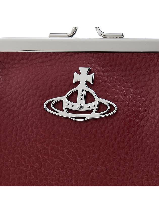 Women's Grain Pulse Frame Coin Wallet Red - VIVIENNE WESTWOOD - BALAAN 7