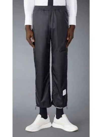 Logo Patch Ripstop Cricket Stripe Track Pants Navy - THOM BROWNE - BALAAN 2