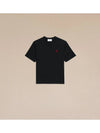 Small Heart Logo Boxy Fit Short Sleeve T-Shirt Black - AMI - BALAAN 2