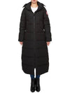 Mystique Satin Long Parka Black - CANADA GOOSE - BALAAN 3