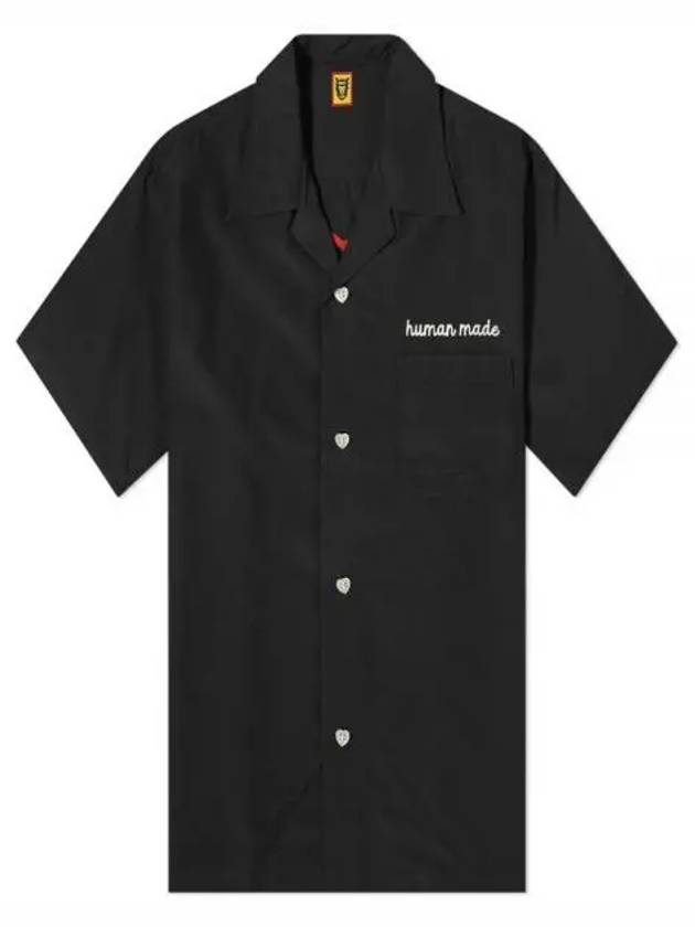 Bowling Short Sleeve Shirt Black - HUMAN MADE - BALAAN 2