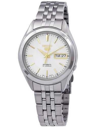 Seiko Series 5 Automatic Silver Dial Men's Watch SNKL17K1 - SEIKO - BALAAN 1