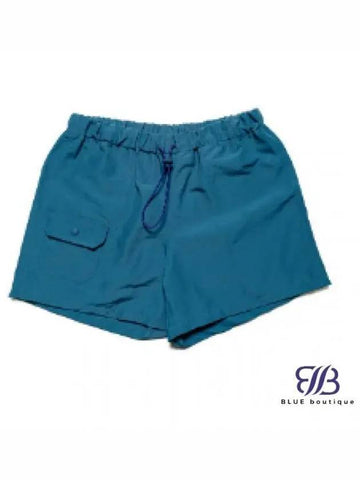 DOPPLER EFFECT SHORTS BLUE WATER REPELLENT NYLON - HOWLIN' - BALAAN 1