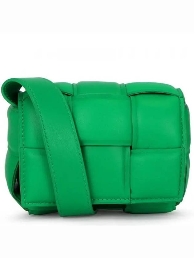 Women's Candy Padded Cassette Mini Cross Bag Green - BOTTEGA VENETA - BALAAN 2