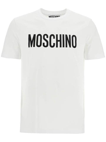 t-shirt with logo print - MOSCHINO - BALAAN 1