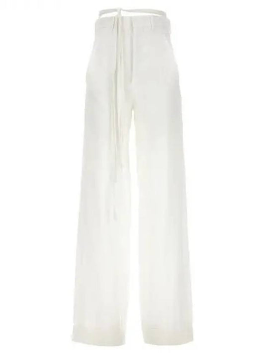 ANNEKE Drawstring Cotton Pants 270056 - ANN DEMEULEMEESTER - BALAAN 1