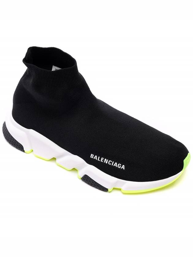 Speed Runner High Top Sneakers Black Yellow - BALENCIAGA - BALAAN 4