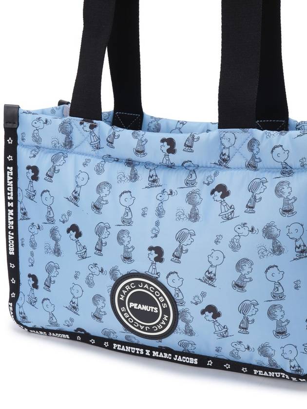 Puffy Nylon Peanuts Print Signet Medium Tote_Air Blue (4P3HTT027H03-435) - MARC JACOBS - BALAAN 4