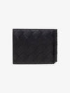 Intrecciato Money Clip Half Wallet Black - BOTTEGA VENETA - BALAAN 4