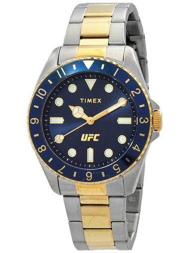 Timex UFC Debut Quartz Blue Dial Two-Tone Men's Watch TW2V58400 - TIMEX - BALAAN 1