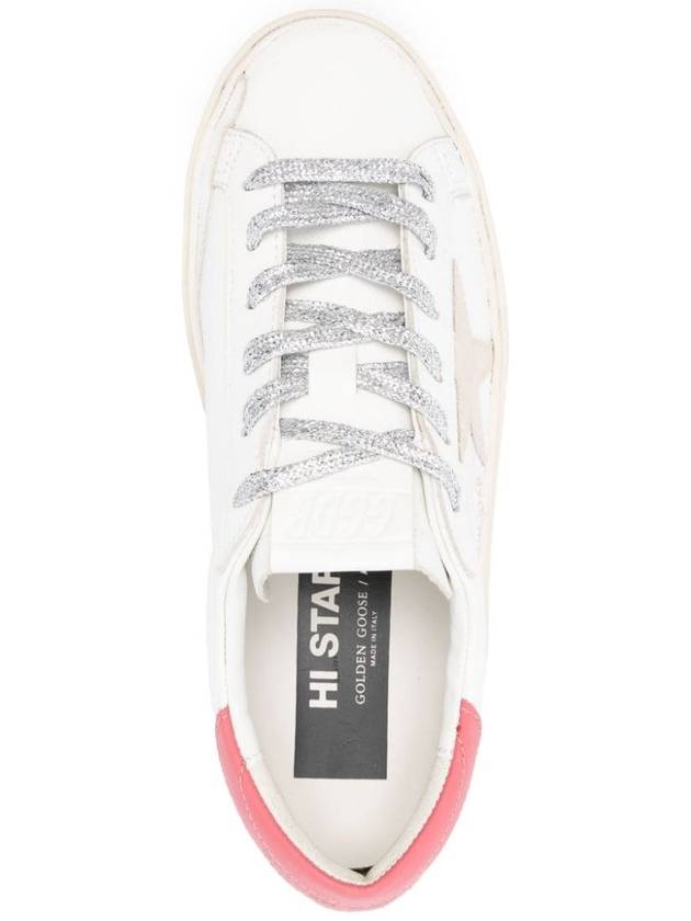 Hi Star Leather Low Top Sneakers Pinlk White - GOLDEN GOOSE - BALAAN 5