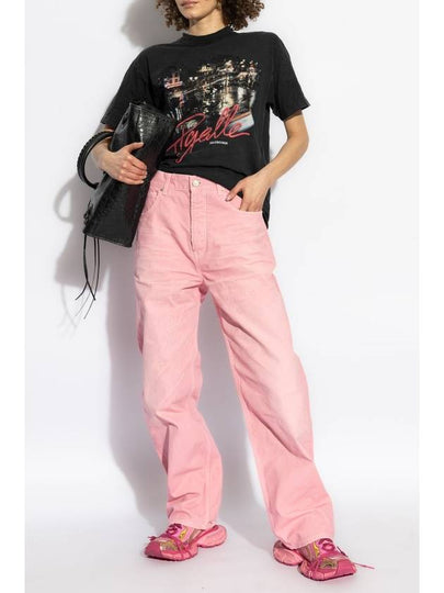 Balenciaga Jeans With Pockets, Women's, Pink - BALENCIAGA - BALAAN 2