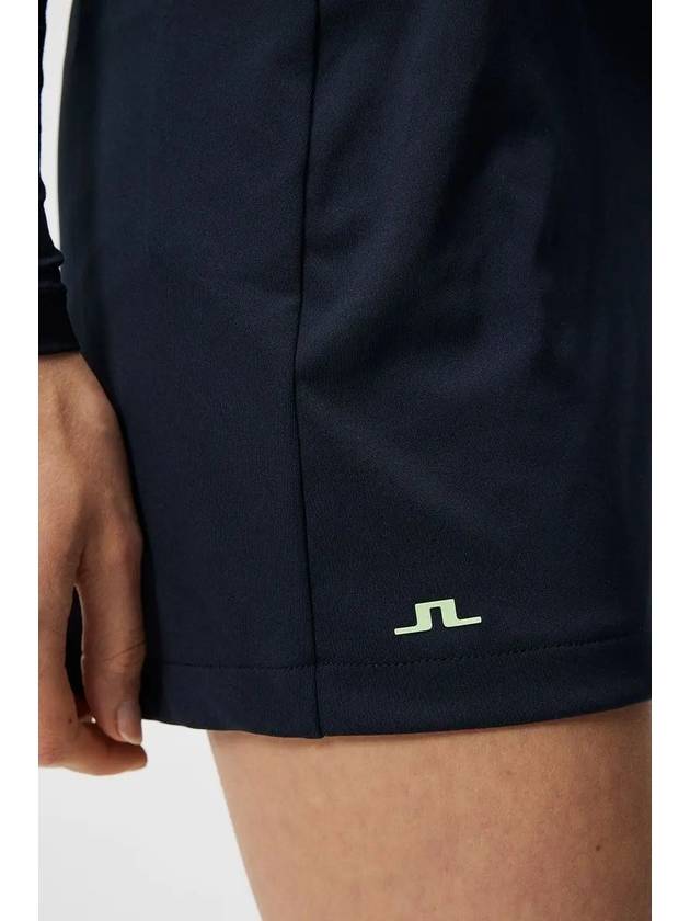 Thea Pleated Mini Skirt Navy - J.LINDEBERG - BALAAN 7