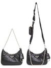 Re-Edition 2005 Padded Nappa Leather Shoulder Bag Black - PRADA - BALAAN 8