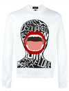 Screaming Graphic Sweatshirt White - DSQUARED2 - BALAAN 2