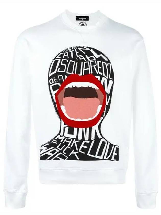 Screaming Graphic Sweatshirt White - DSQUARED2 - BALAAN 2