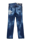 Men's Dark Crinkle Daisy Wash Cool Guy Jeans Blue - DSQUARED2 - BALAAN 3