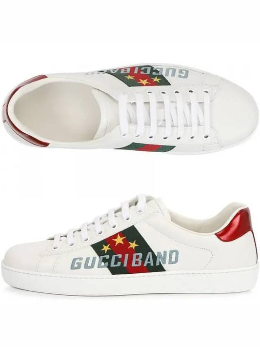 Band Star Ace Low Top Sneakers White - GUCCI - BALAAN 2