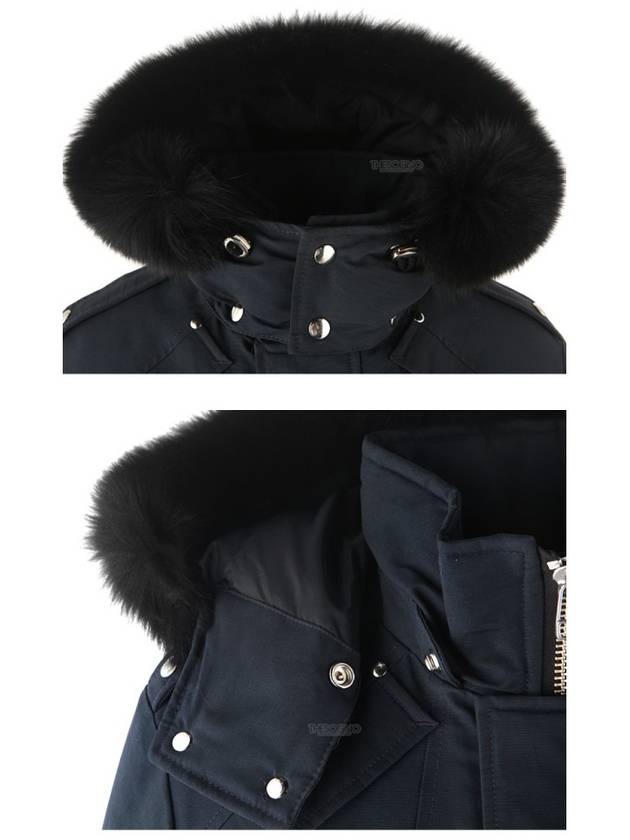 Original Stirling Parka Black Fox Fur Navy - MOOSE KNUCKLES - BALAAN 8