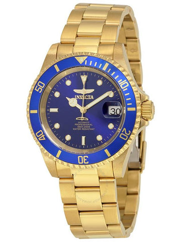 Invicta Pro Diver Automatic Blue Dial Yellow Gold-plated Men's Watch 8930OB - INVICTA - BALAAN 1