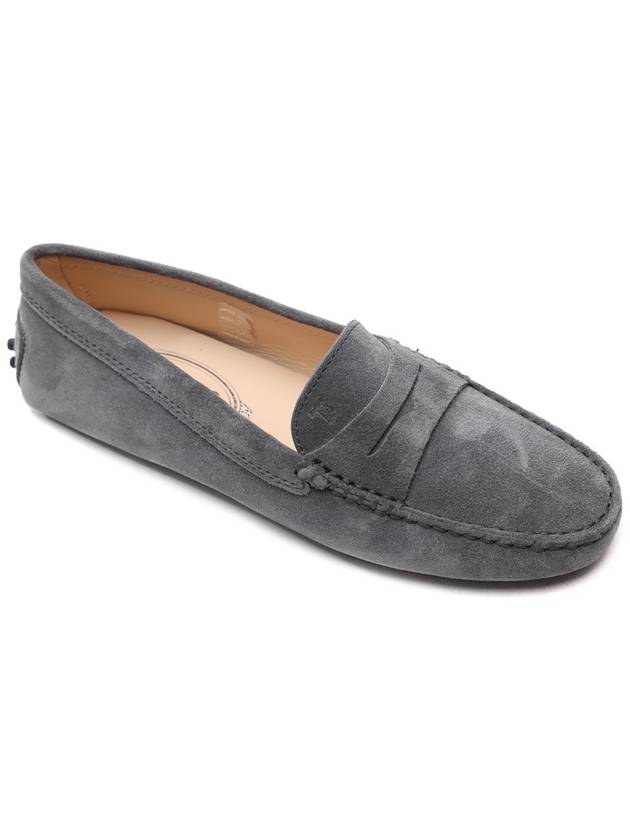 Gommino Suede Driving Shoes Dark Grey - TOD'S - BALAAN 4