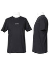 Mini Logo Printing Short Sleeve T-Shirt Black - CP COMPANY - BALAAN 2