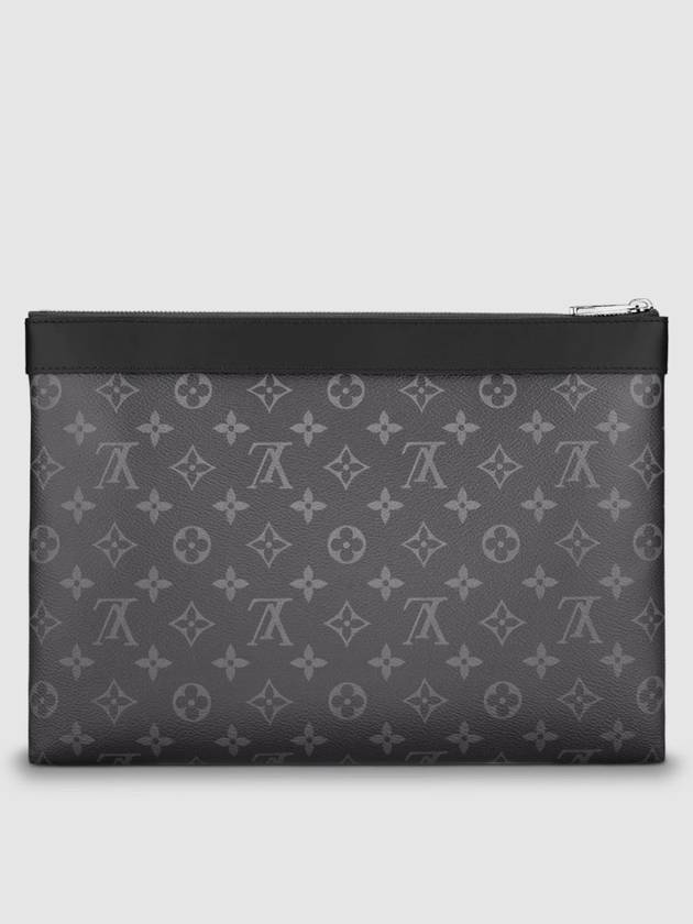 Pochette Apollo Monogram Eclipse Clutch Bag Grey - LOUIS VUITTON - BALAAN 7