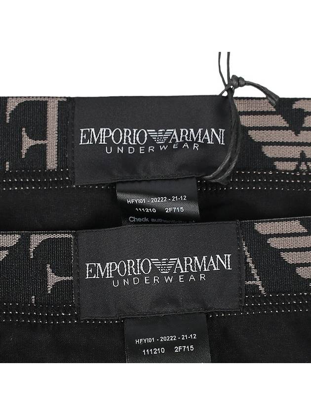 Bold Logo Briefs 2 Pack Black - EMPORIO ARMANI - BALAAN 10