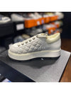 24P quilted oversole sneakers white G45600 - CHANEL - BALAAN 3