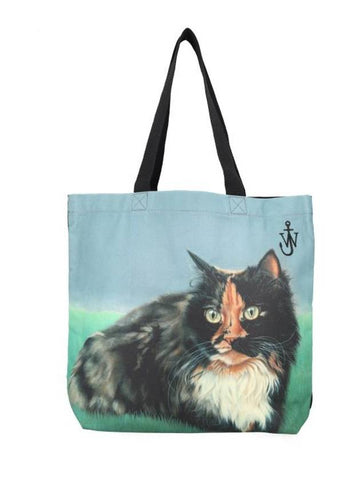 Cat Graphic Reversible Tote Bag - JW ANDERSON - BALAAN 1