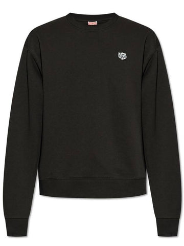 Kenzo logo patch crewneck sweatshirt - KENZO - BALAAN 1