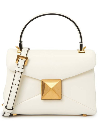 Women's One Stud Nappa Mini Cross Bag Ivory - VALENTINO - BALAAN 2