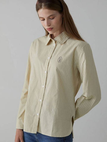 Sophie Classic Shirt_Beige - ITER - BALAAN 1