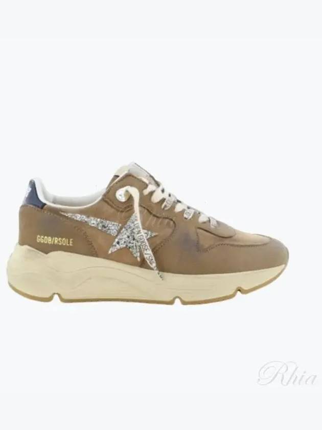 Running Glitter Star Low Top Sneakers Beige - GOLDEN GOOSE - BALAAN 2