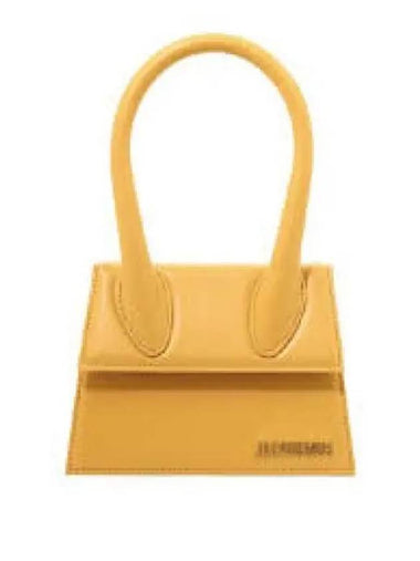 Jacquemus Le Chiquito Moyen Tote Bag Dark Yellow 213BA0023060290SS23 1135500 - JACQUEMUS - BALAAN 1