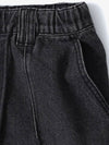 Denim Cargo A Line Skirt Grey - NOIRER FOR WOMEN - BALAAN 6