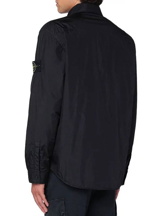 Techno Fabric Hooded Jacket Black - STONE ISLAND - BALAAN 3