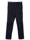 Kids Waffen Patch Cargo Pants Navy 711630111 V0020 - STONE ISLAND - BALAAN 2