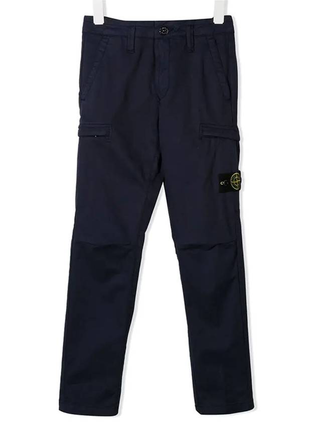 Kids Waffen Patch Cargo Pants Navy 711630111 V0020 - STONE ISLAND - BALAAN 2