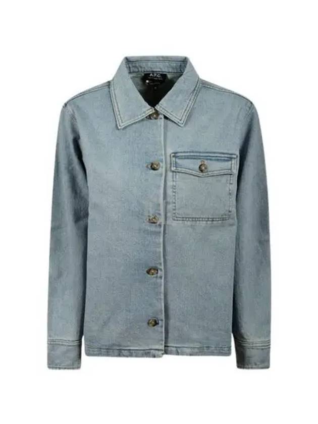 Women's Zenith Denim Jacket Light Blue - A.P.C. - BALAAN 2